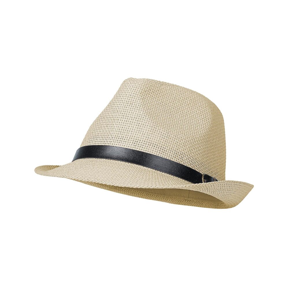 1948 Straw Fedora Hat Short Brim Panama Trilby Hat Sun Summer Beach Hat